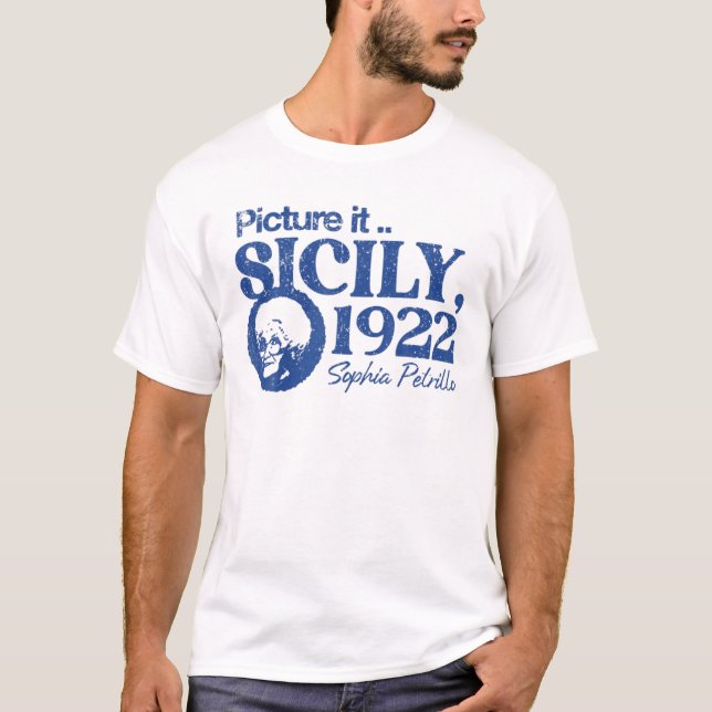 Camiseta Imagen de época Sicilia 1922 (Anverso)