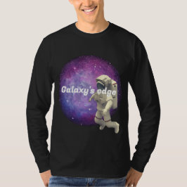 Camiseta Imagen de espacio Guay del borde de Galaxy l Negro
