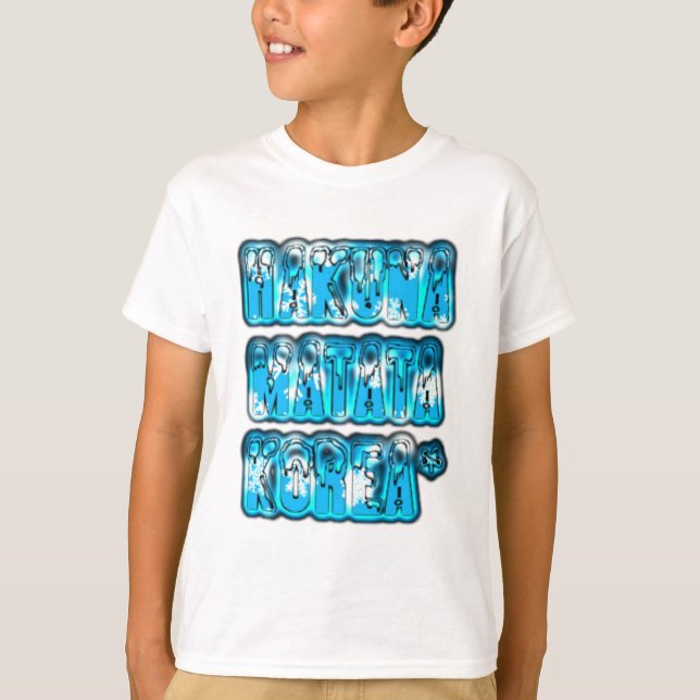 Camiseta Imagen de Hakuna Matata en Corea del Sur (Anverso)