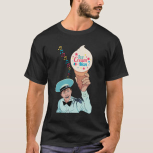 CAMISETA IMAGEN DE HOMBRE DE CREMA DE HIELO