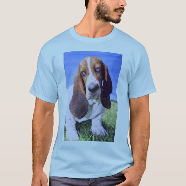 Camiseta Imagen de Hound Basset (Anverso)