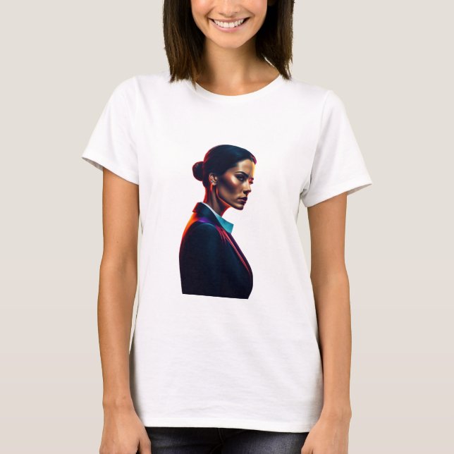 Camiseta imagen de IA chica (Anverso)