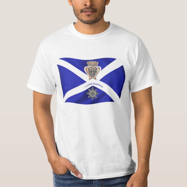 Camiseta Imagen de la bandera de Escocia para Value-T-Shirt (Anverso)