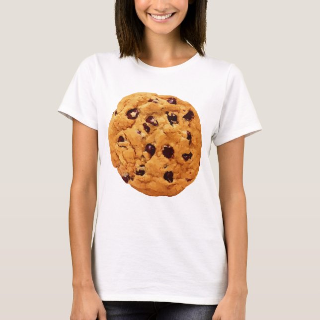 Camiseta Imagen de la cookie de chocolate (Anverso)