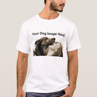 Camiseta Imagen de la foto de su perro Personalizado
