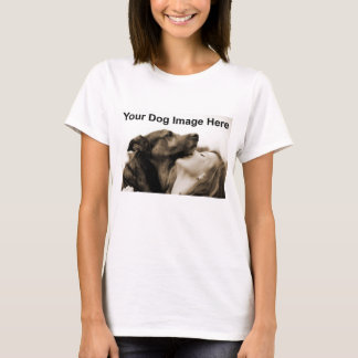 Camiseta Imagen de la foto de su perro Personalizado