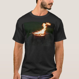 Camiseta Imagen de la hoguera del hoyo del fuego