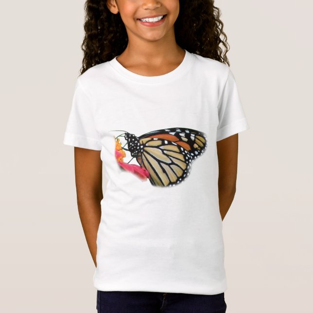 Camiseta Imagen de la mariposa monarca (Anverso)
