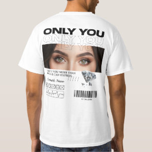 Camiseta Imagen de ojos y nombre personalizados Totalment