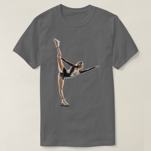 Camiseta imagen de patinador gráfico (Diseño del anverso)