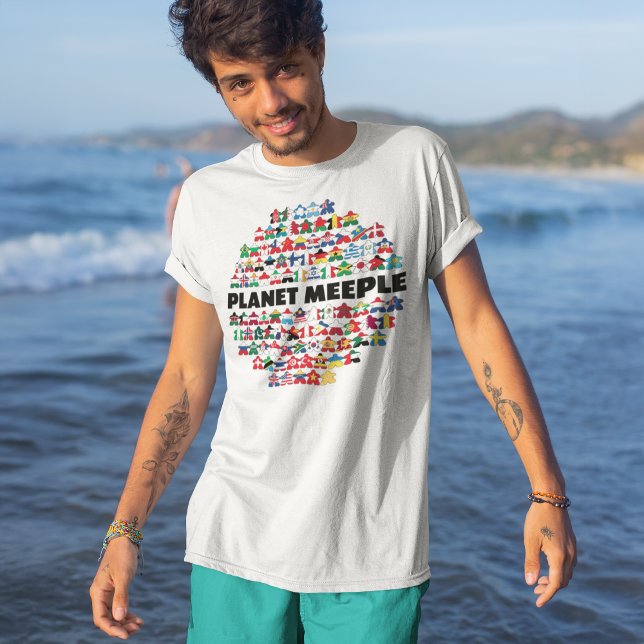 Camiseta Imagen de planeta, mensaje de texto negro para cam (Subido por el creador)