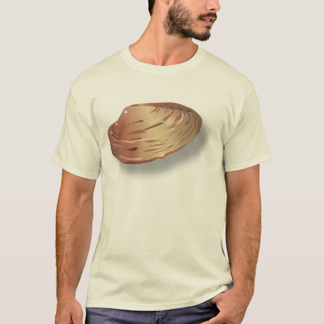 Camiseta Imagen de shell de clam (Anverso)