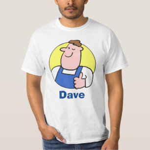 Camiseta Imagen de trabajador o de Handyman con el nombre d