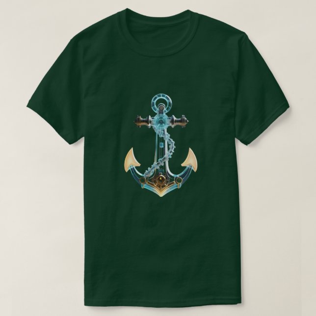 Camiseta imagen de un ancla (Diseño del anverso)