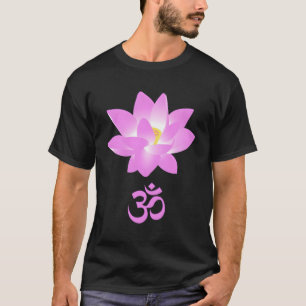 Camiseta Imagen De Una Flor De Lotus Rosa