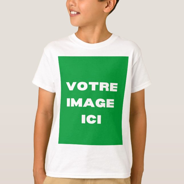 Camiseta - Imagen de valor ici - personnalisée (Anverso)