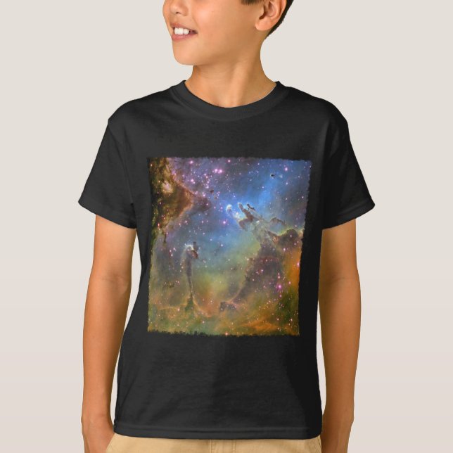 Camiseta Imagen del Ancho-Campo de la nebulosa de Eagle (Anverso)