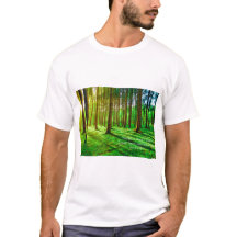 Imagen del bosque verde: naturaleza exuberante