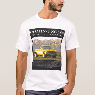 Camiseta Imagen del cartel de película del rosa amarillo