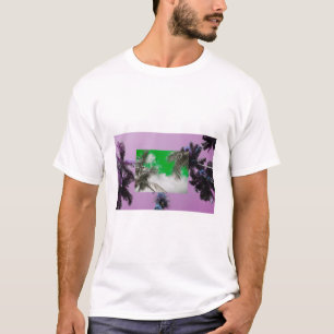 Camiseta Imagen del cielo de la palmera - Paraíso tropical