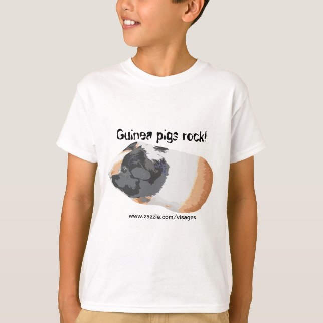 Camiseta Imagen del conejillo de Indias (Anverso)