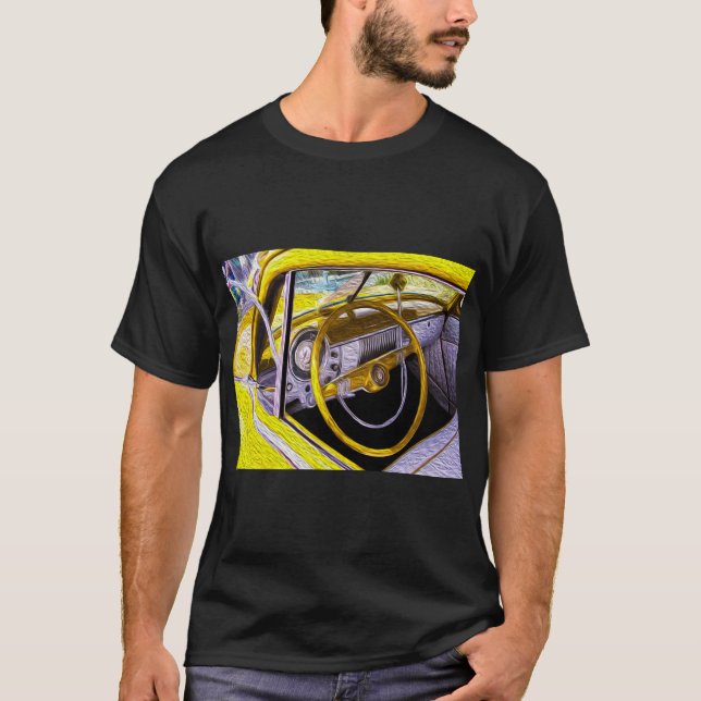 Camiseta Imagen del interior del coche (Anverso)