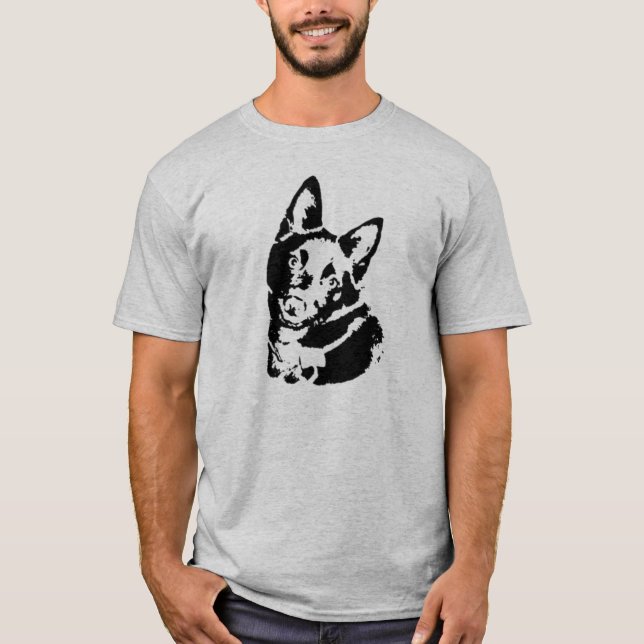 Camiseta Imagen del perro del Schipperke (Anverso)