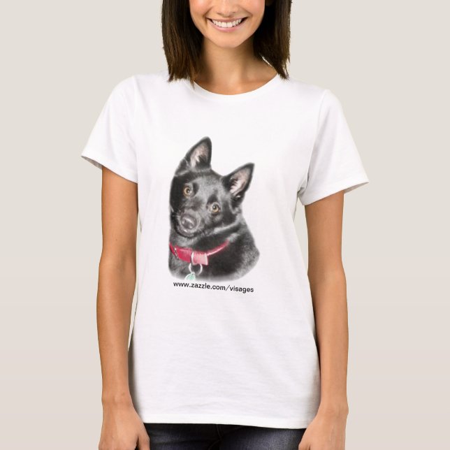 Camiseta Imagen del Schipperke (Anverso)