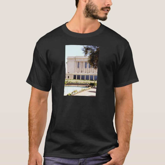 Camiseta imagen del templo de lds mormon mesa arizona (Anverso)