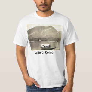 Camiseta Imagen del vintage, lago Como, circa 1890