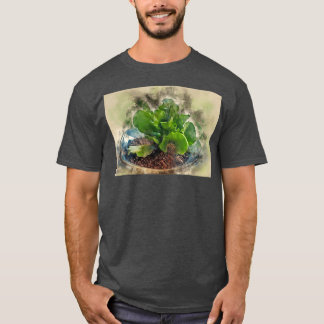Camiseta Imagen digitalmente realzada de un Adromischus pot