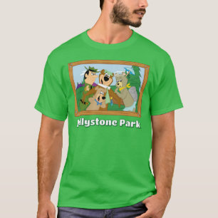 Camiseta Imagen enmarcada del bosque de Yogi Bear y amigos