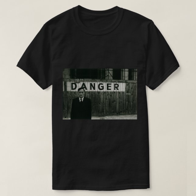 Camiseta Imagen fotográfica de William S. Burroughs (Diseño del anverso)