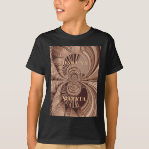 Camiseta Imagen/gráfico de arte fractal Hakuna Matata afric