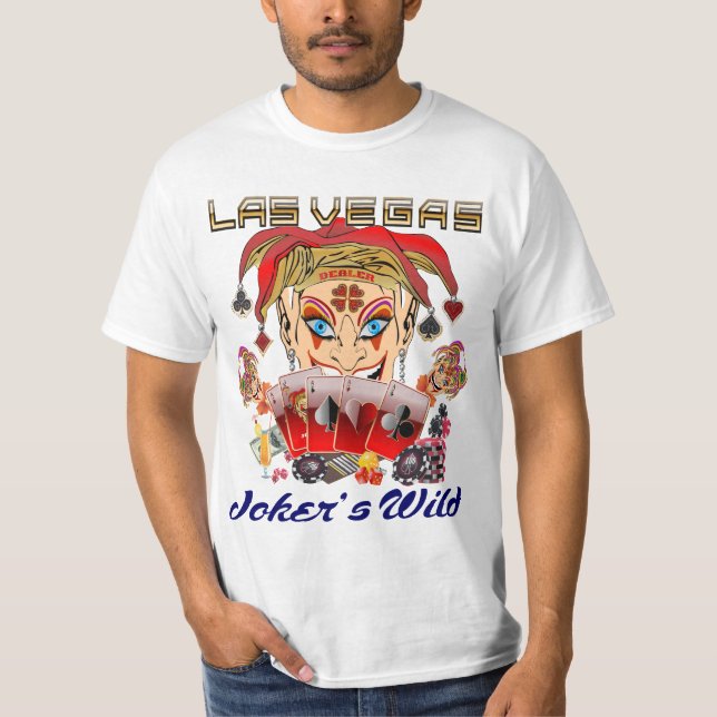 Camiseta Imagen grande de la opinión salvaje del comodín de (Anverso)