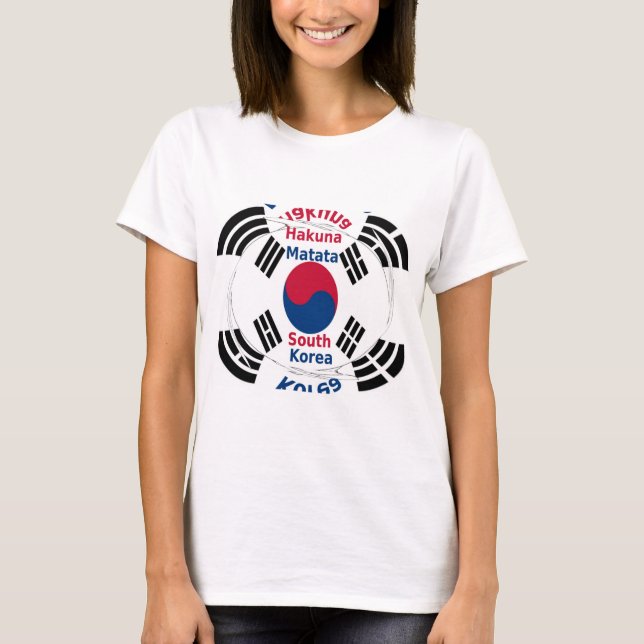 Camiseta Imagen impresa/gráfica de la bandera nacional de C (Anverso)