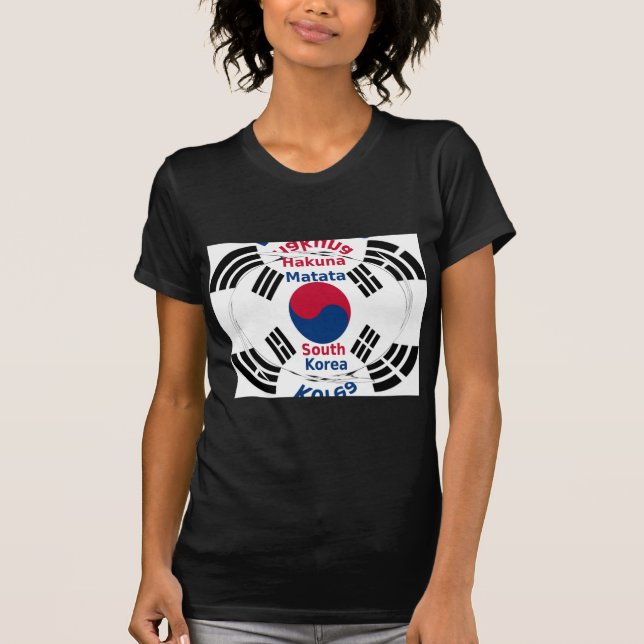 Camiseta Imagen impresa/gráfica de la bandera nacional de C (Anverso)