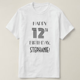 Camiseta Imagen inspirada en el Art Decó Camisas de la fies