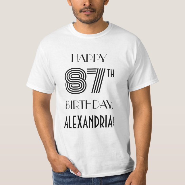 Camiseta Imagen inspirada en el Art Decó Camisas de la fies (Anverso)
