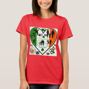 Camiseta Imagen irlandesa para la camiseta-Bella-Ringer-T-S