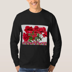 Camiseta Imagen Natural de Flor de Rosa - Jardín Botánico