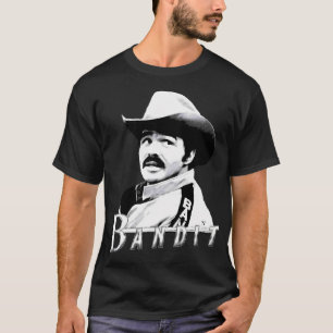 Camiseta imagen negra arte de película del auto Smokey y el