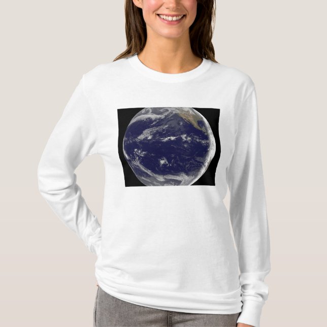 Camiseta Imagen satelital de la Tierra 2 (Anverso)