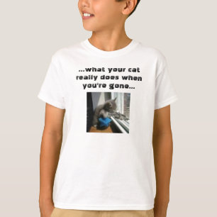 Camiseta imágenes [1],… qué su gato hace realmente cuan