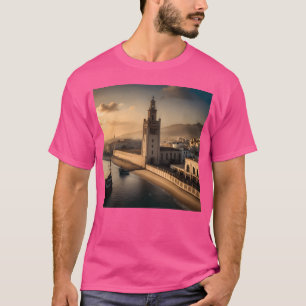 Camiseta Imágenes de fantasía pueblo Marruecos ciudad casab