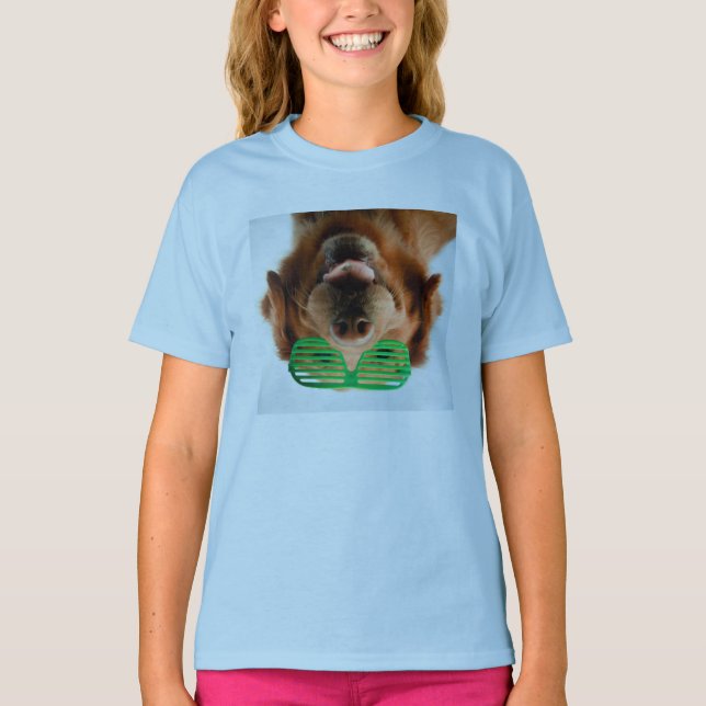 Camiseta Imágenes de Getty | Perro con gafas (Anverso)