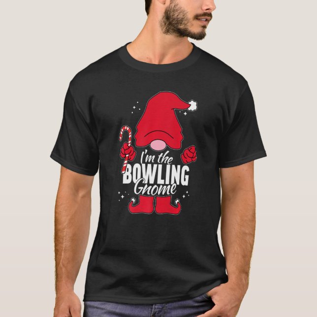 Camiseta Imágenes de grupo familiar de Bowling Gnome Matchi (Anverso)
