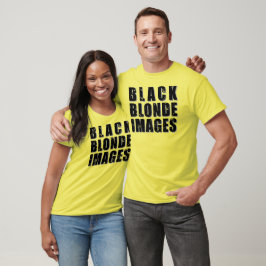 Camiseta Imágenes de la rubia negra