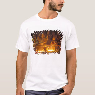 Camiseta Imágenes de lamas en el Monasterio de Sara, Lhasa,
