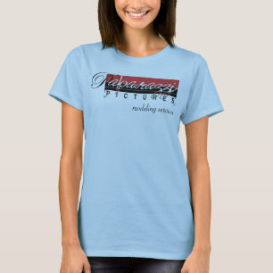 Camiseta Imágenes de los paparazzis que modelan servicios